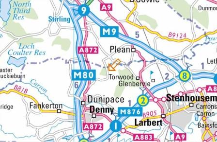 map to caravan site